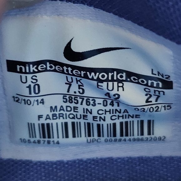 Pre-owned worn 2x 2015 nike zoom hyperspike - Picture 11 of 11